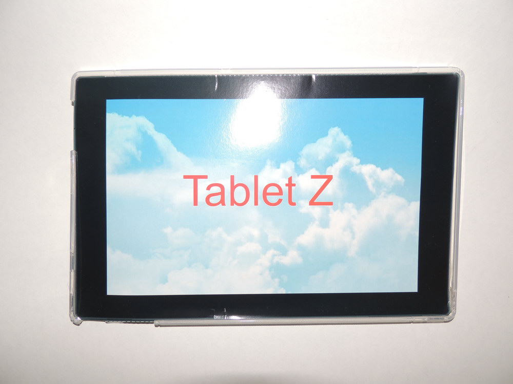Szilikon tok Xperia Tablet Z (SGP321) átlátszó