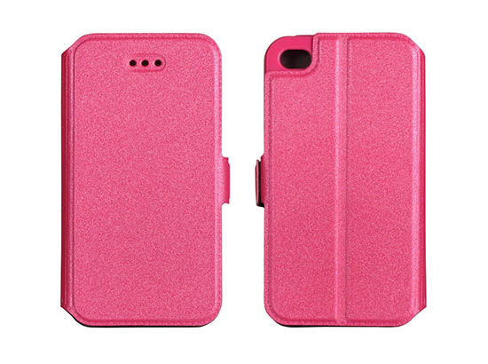 Könyv tok oldalra nyíló Samsung trend 2 lite (SM-G318H)  pink