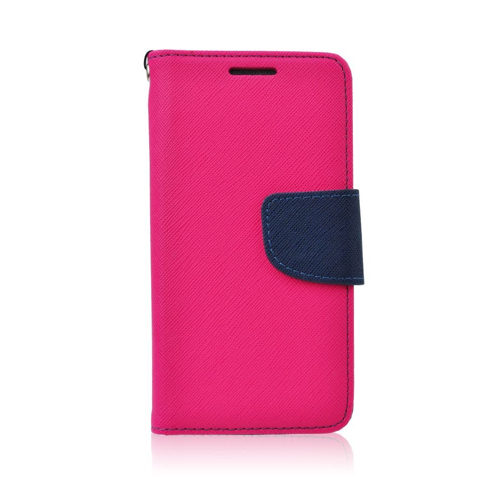 Könyvtok oldalra nyíló Samsung Grand (GT-I9060) pink-kék