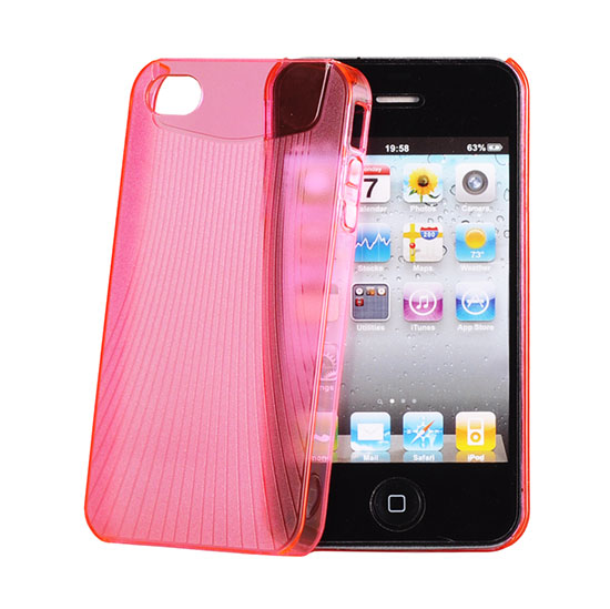 Hátlap Iphone 6 /6S  átlátszó pink