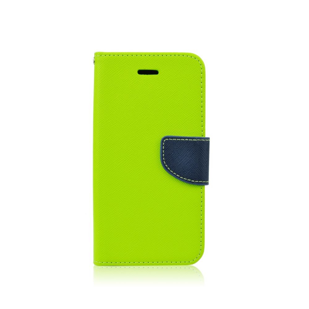Könyvtok oldalra nyíló Samsung S3 mini (GT-I8190) zöld-kék